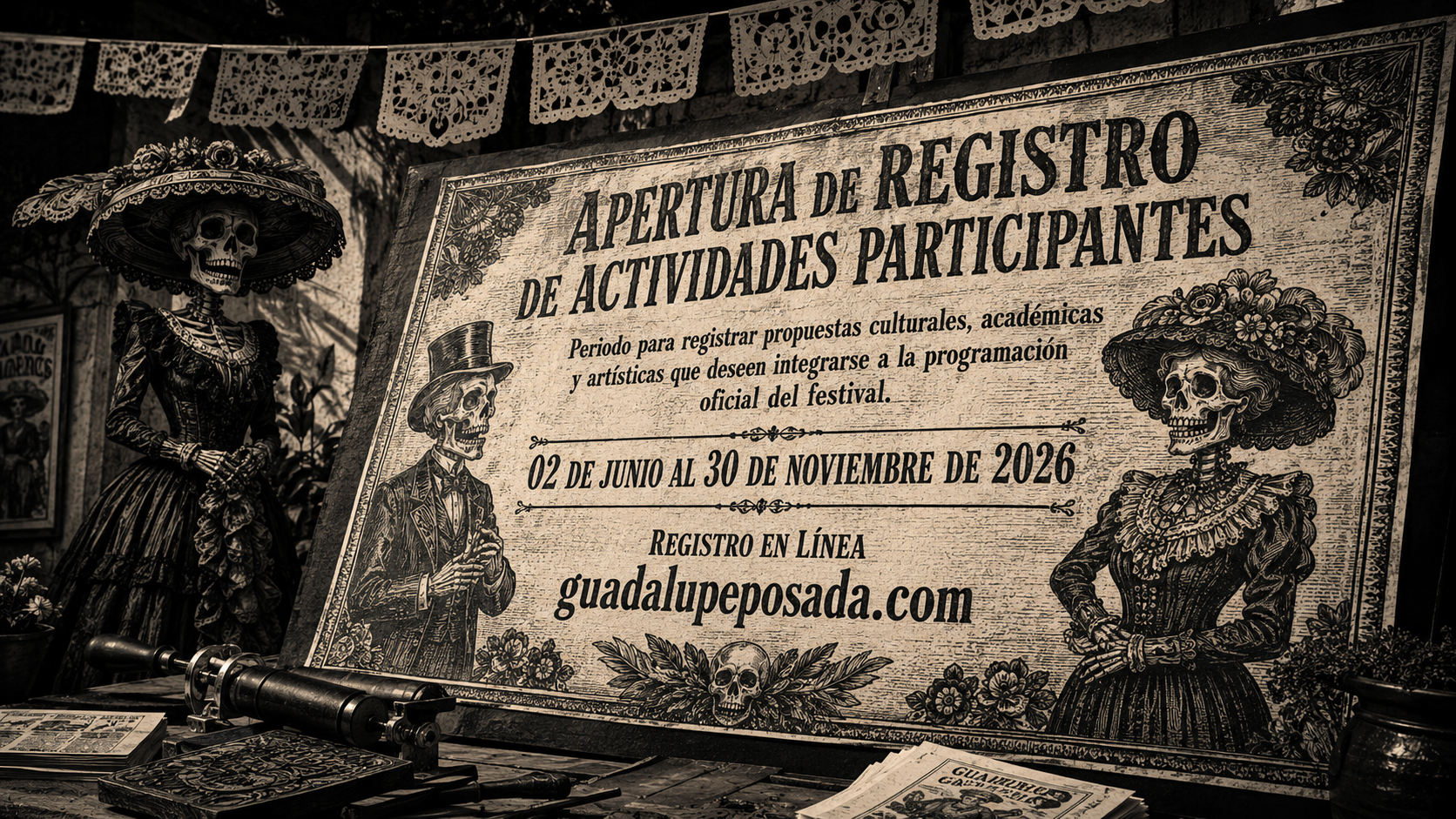 Apertura de registro de actividades
